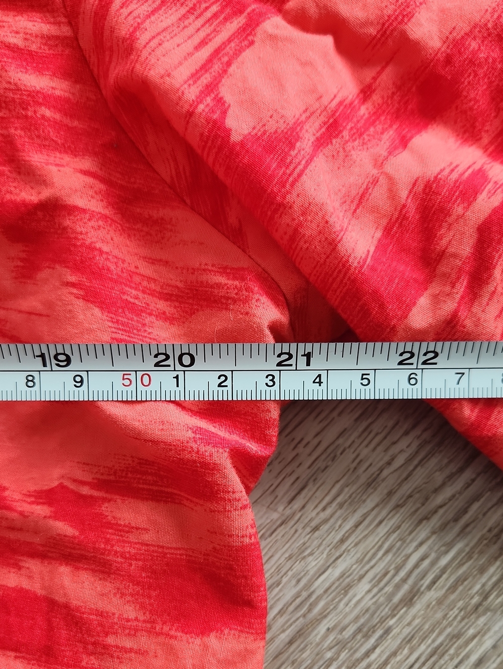 MD Fashion Coral Red Tropical Hawaiian Button-Up Shirt Vintage Made In Hawaii - Picture 9 of 11
